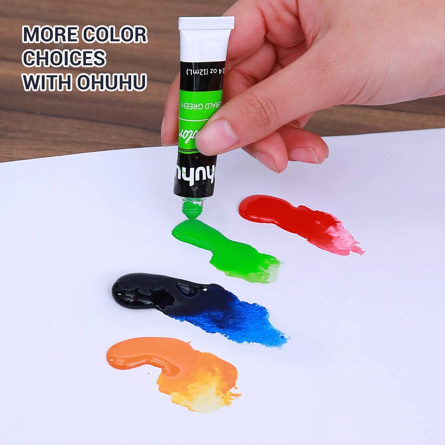 Ohuhu 36 Colors Watercolor Paint Set - Image 8