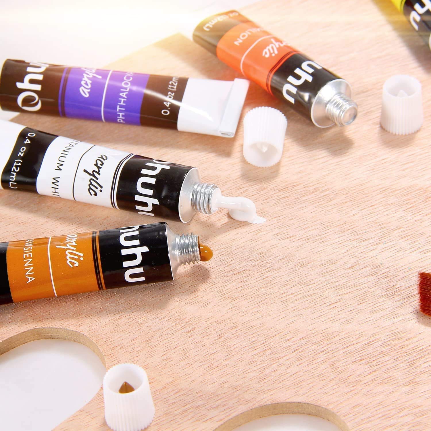 Ohuhu Acrylic Paints Tubes - Image 7