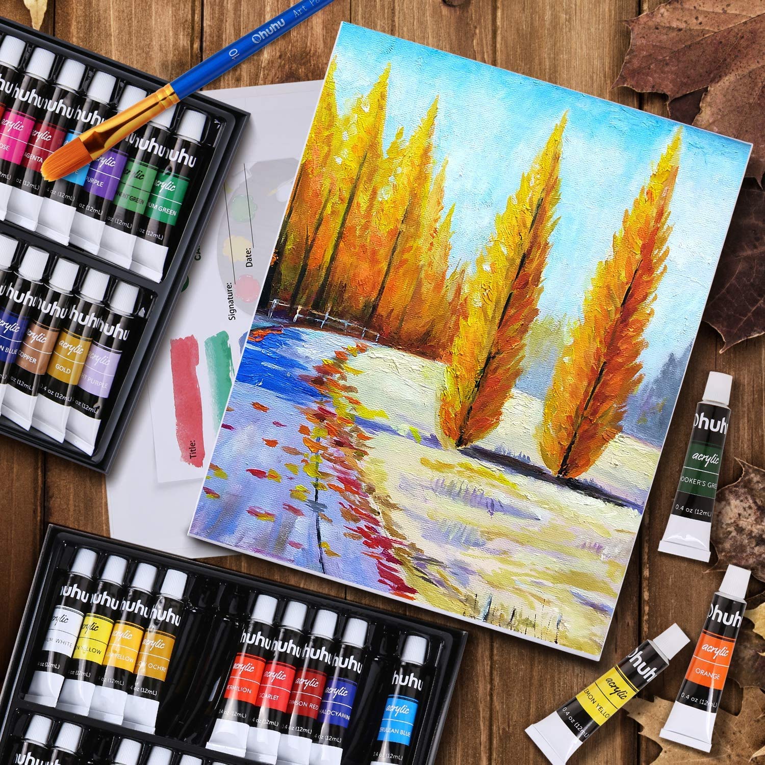 Ohuhu Acrylic Paints Tubes - Image 8