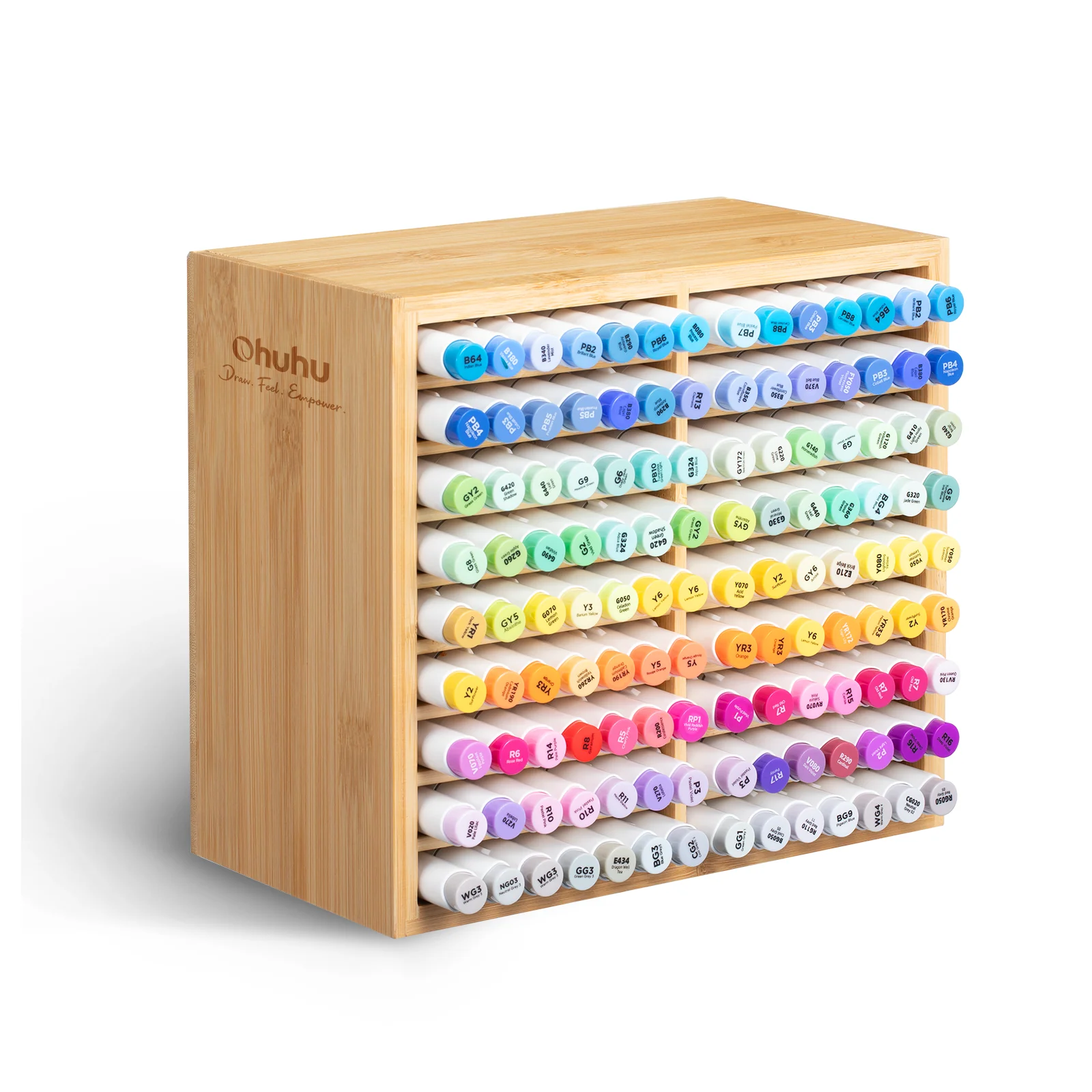 Ohuhu Bamboo Marker Organizer (Canada Domestic Shipping) - Image 9