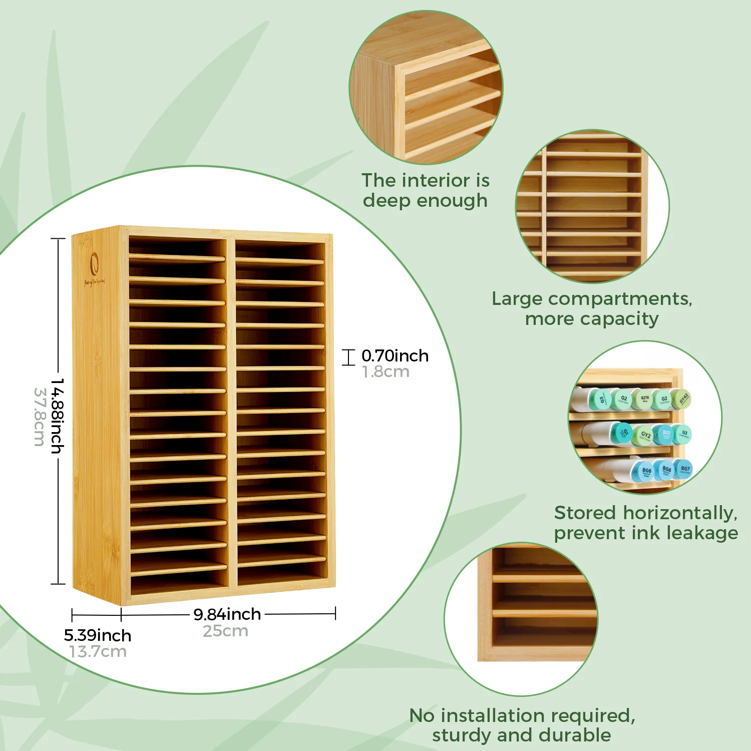 Ohuhu Bamboo Marker Organizer (Europe Only) - Image 10