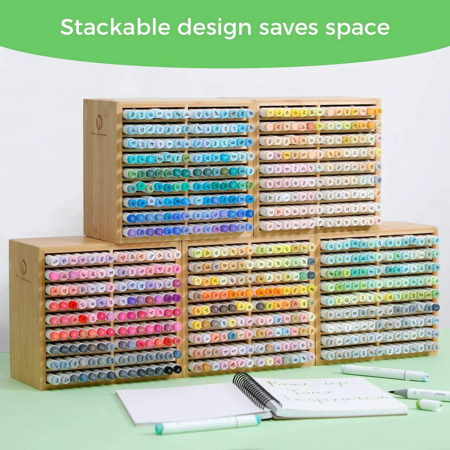 Ohuhu Bamboo Marker Organizer (Europe Only) - Image 7