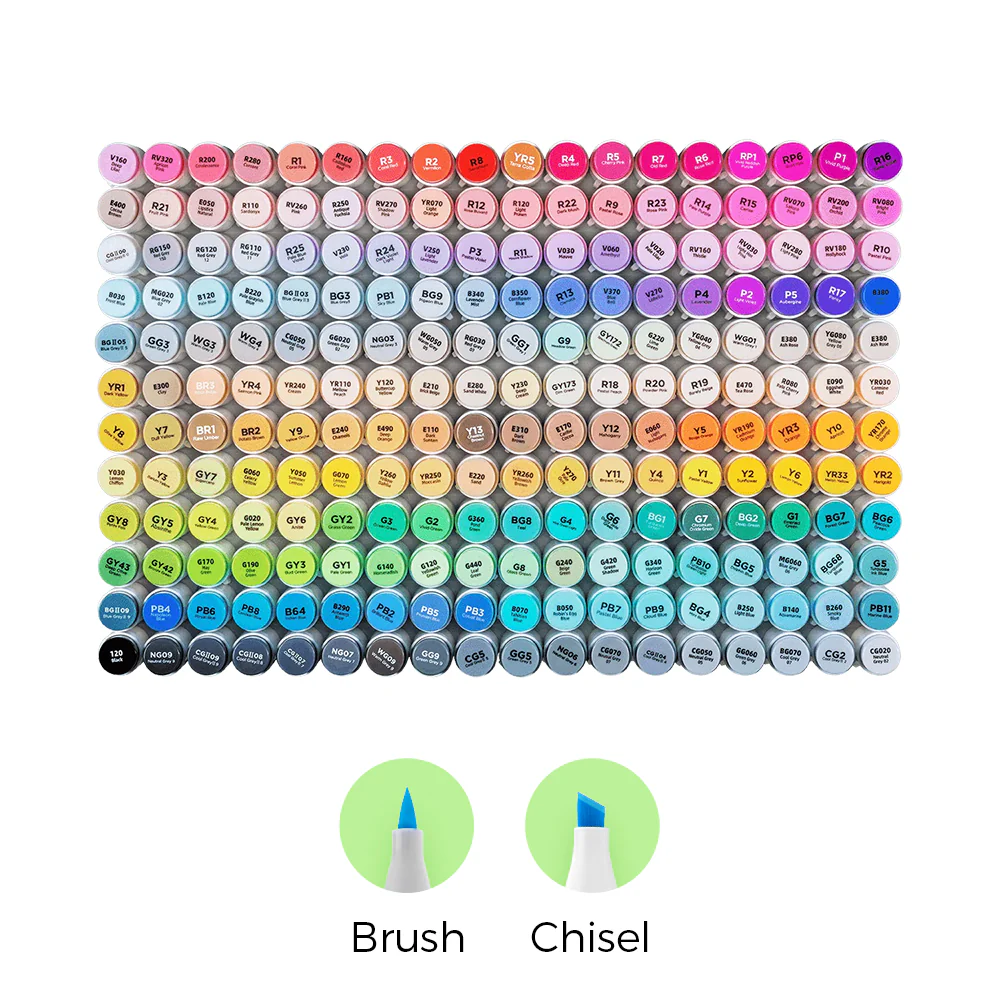 Ohuhu Honolulu Brush Markers - Large Set - Image 2