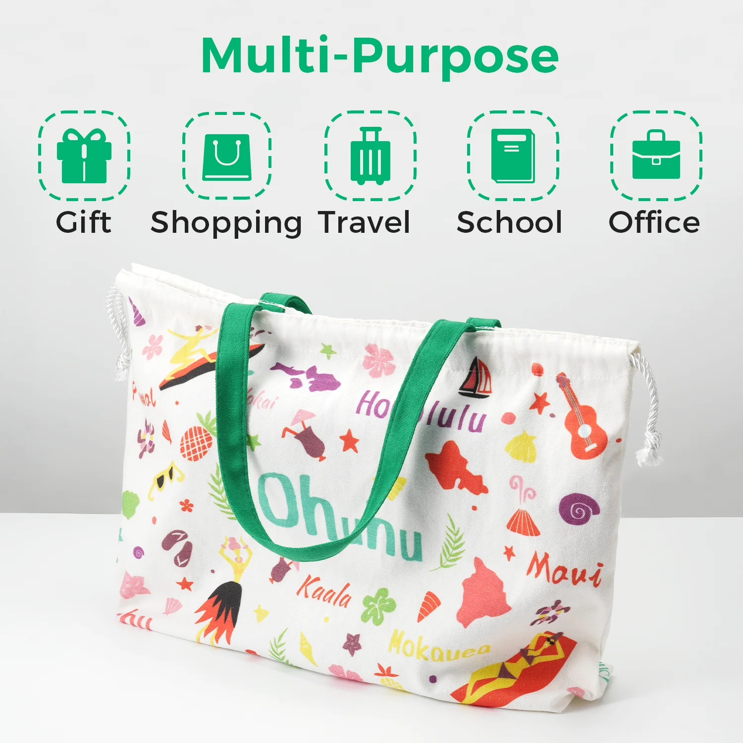 Ohuhu Canvas Gift Bag for Multi-purpose (Mexico Domestic Shipping) - Image 3