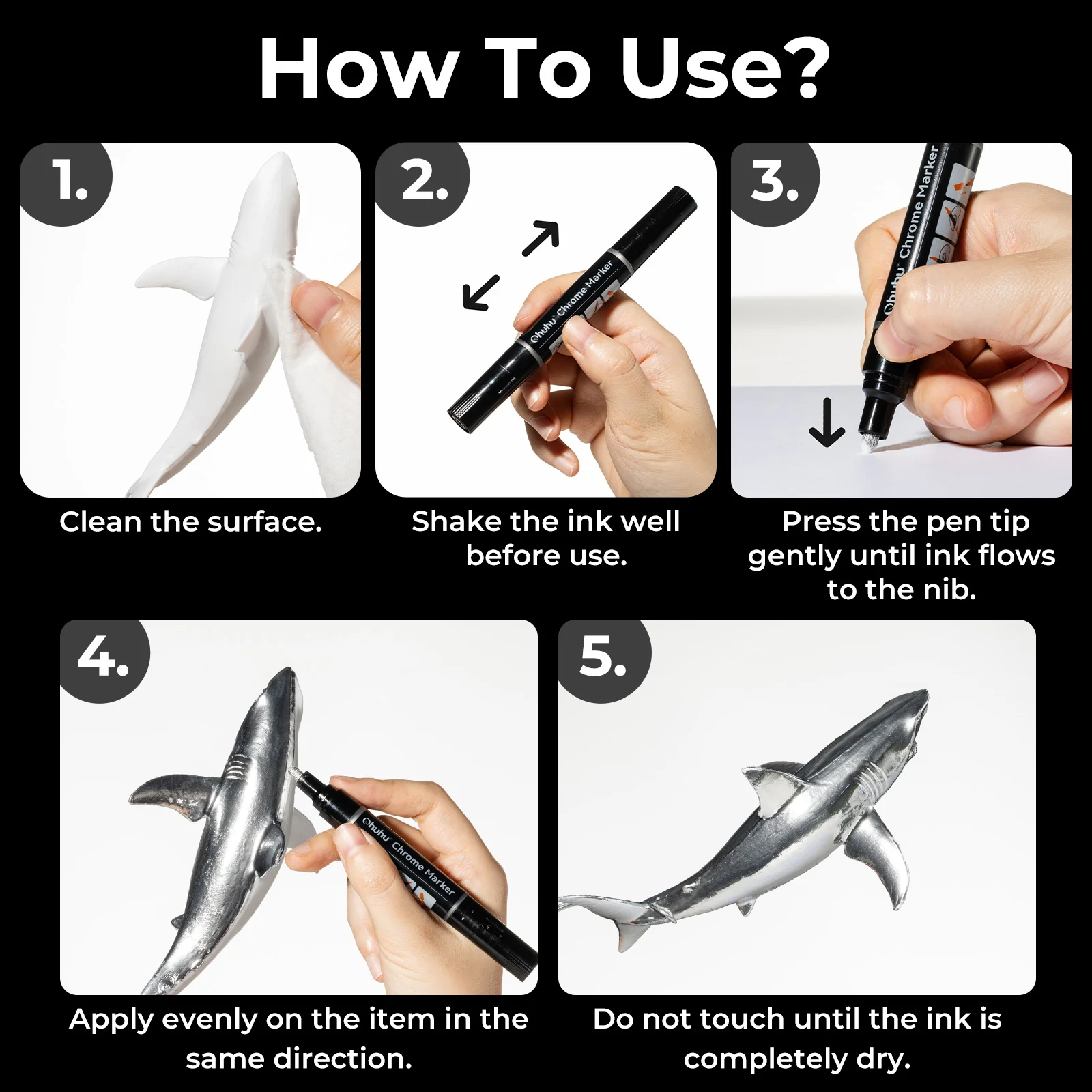Ohuhu Chrome Paint Pen - Image 8