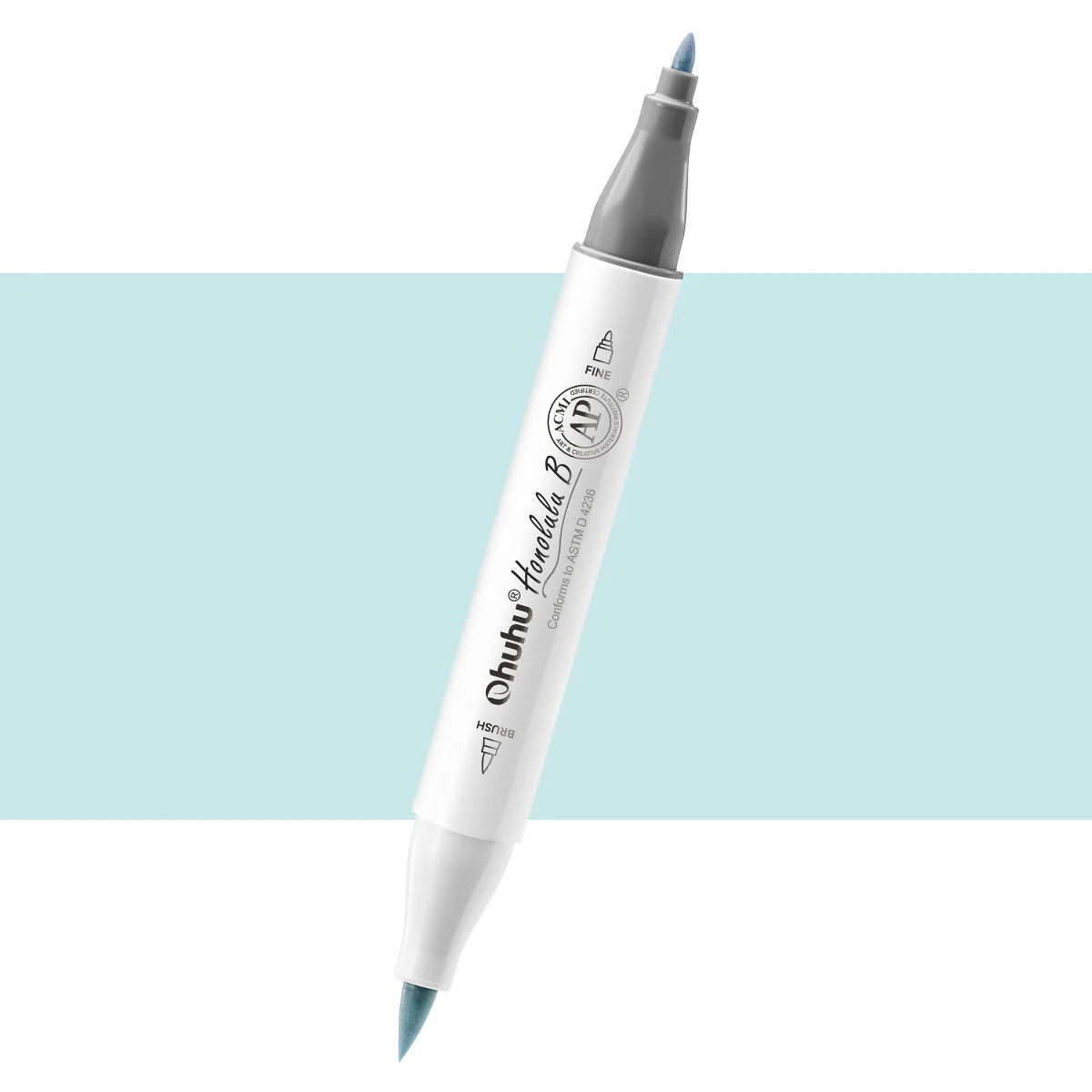 Ohuhu Honolulu B B02 (Replace BG4) Individual Marker, Brush & Fine