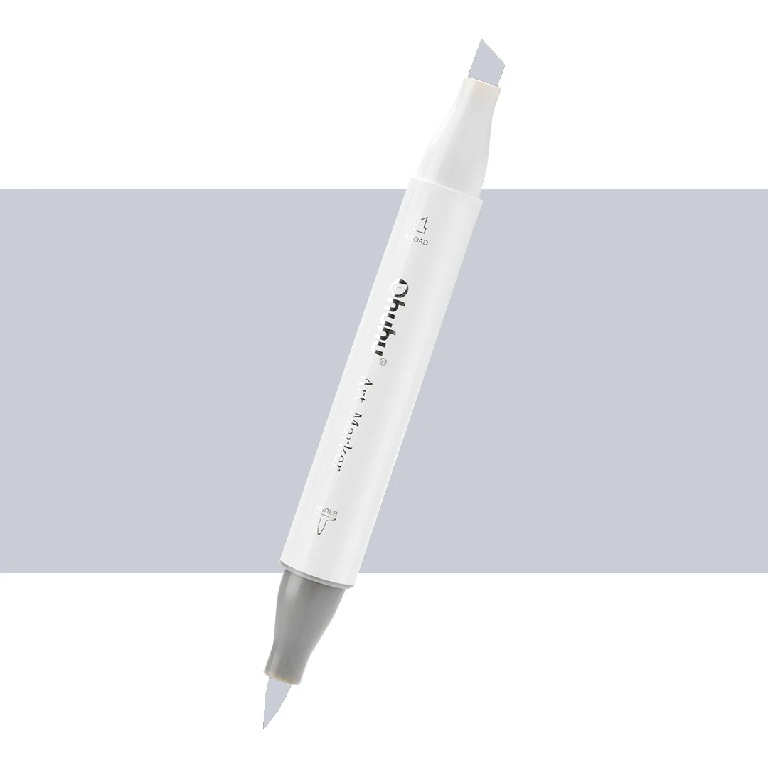 Ohuhu Honolulu BG050 / BGY00 Individual Marker, Brush & Chisel