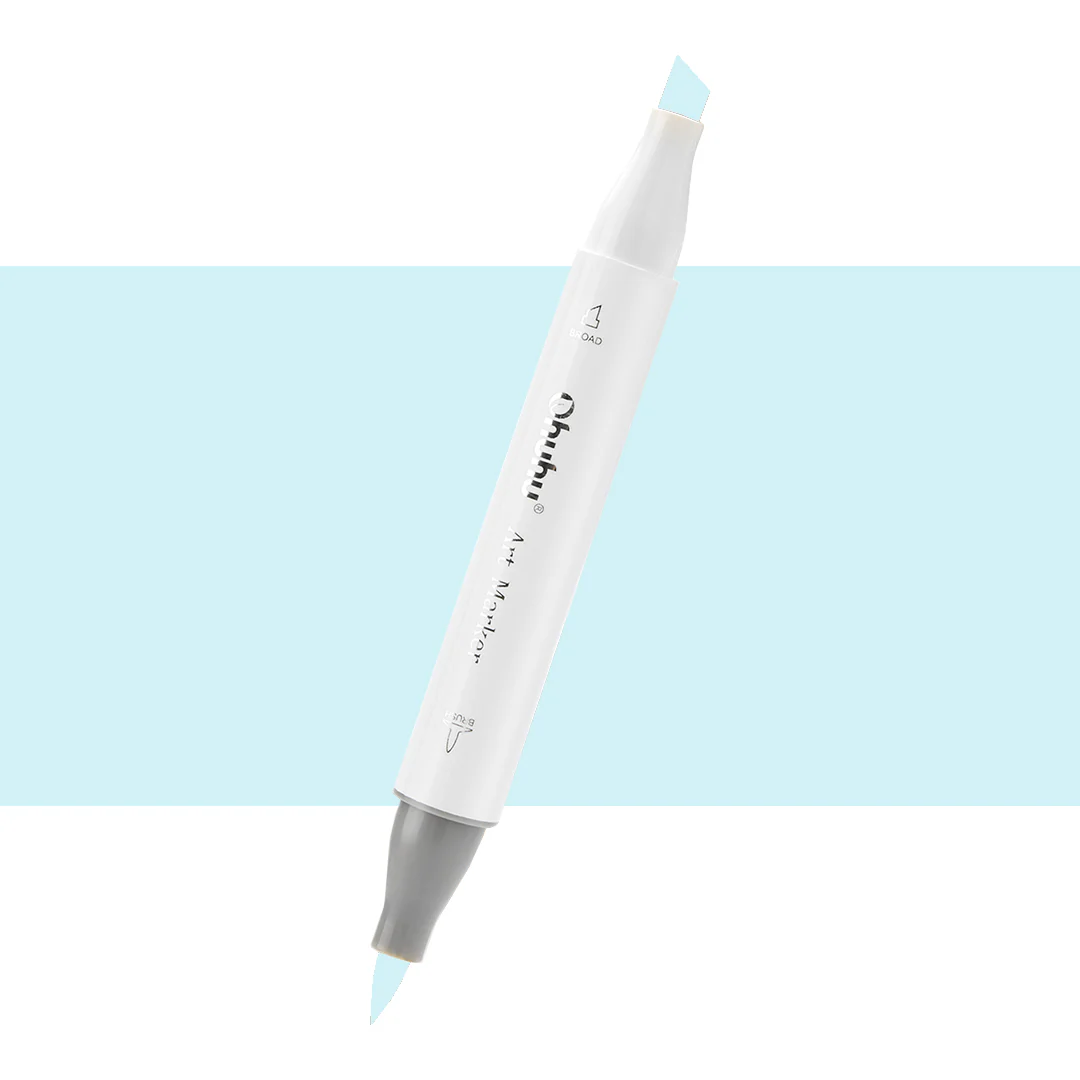 Ohuhu Honolulu BG4 / B02 Individual Marker, Brush & Chisel