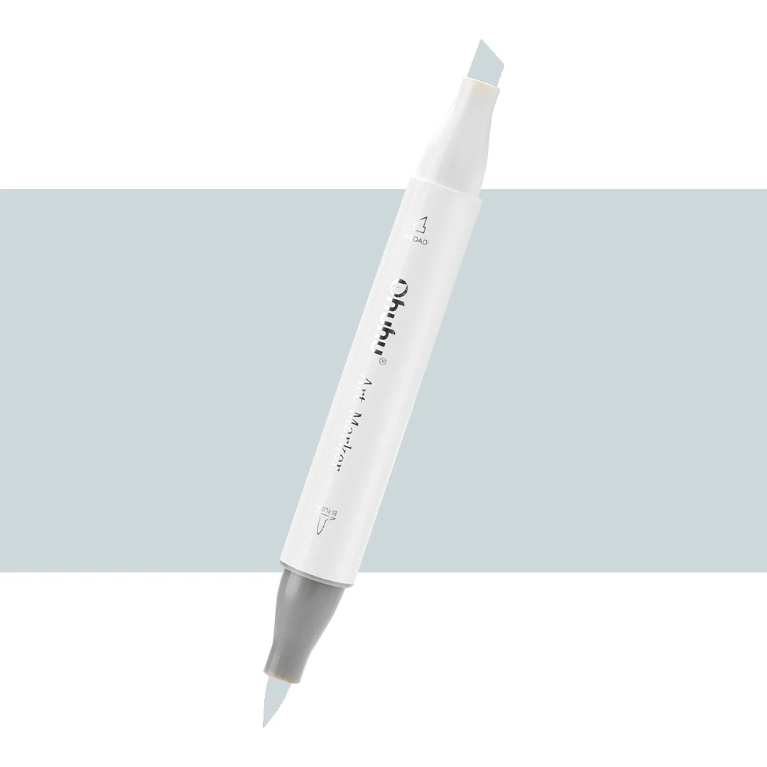 Ohuhu Honolulu BG9 / BGY02 Individual Marker, Brush & Chisel