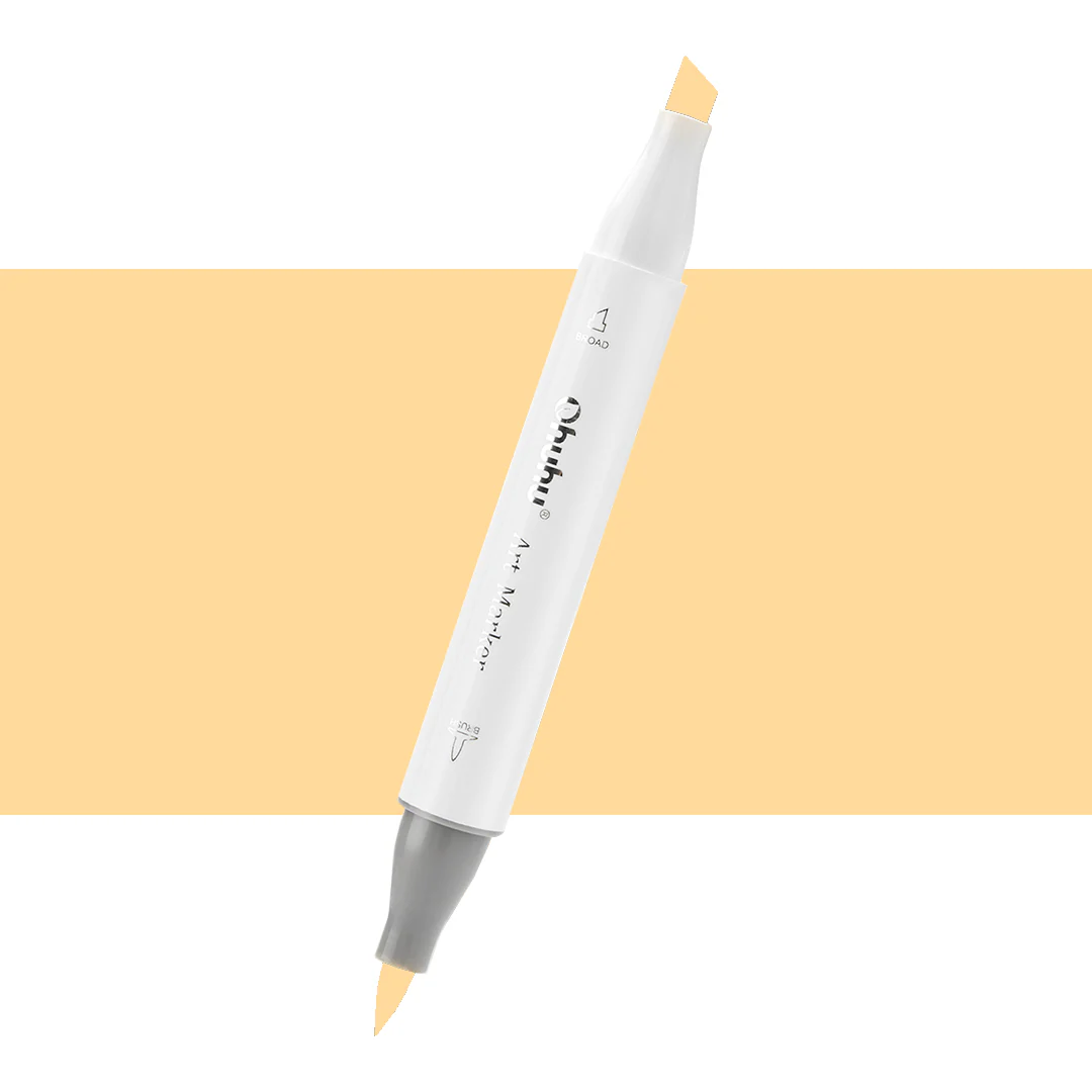 Ohuhu Honolulu BR208 / YR57 Individual Marker, Brush & Chisel