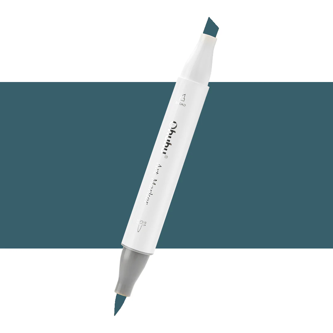 Ohuhu Honolulu CGⅡ08 / BGY25 Individual Marker, Brush & Chisel