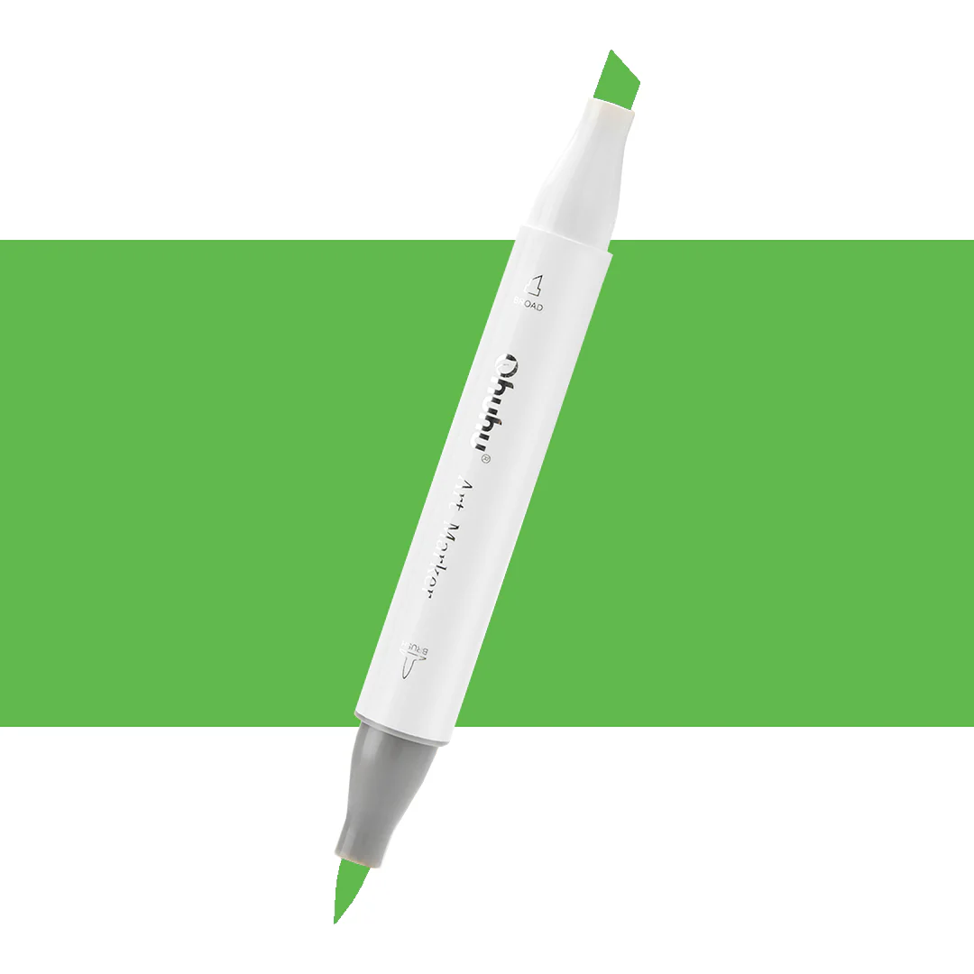 Ohuhu Honolulu G190 / YG611 Individual Marker, Brush & Chisel