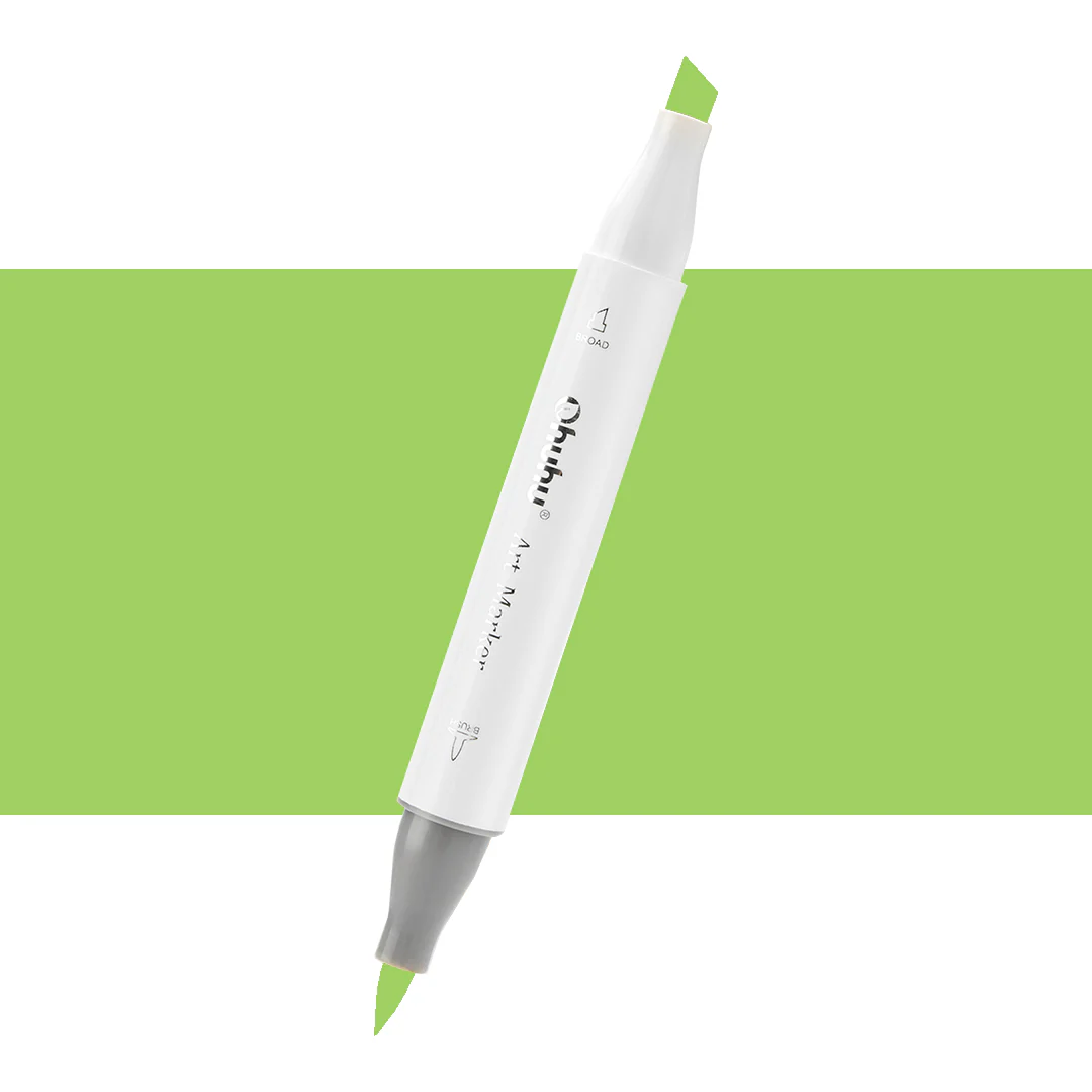 Ohuhu Honolulu GY3 / YG510 Individual Marker, Brush & Chisel