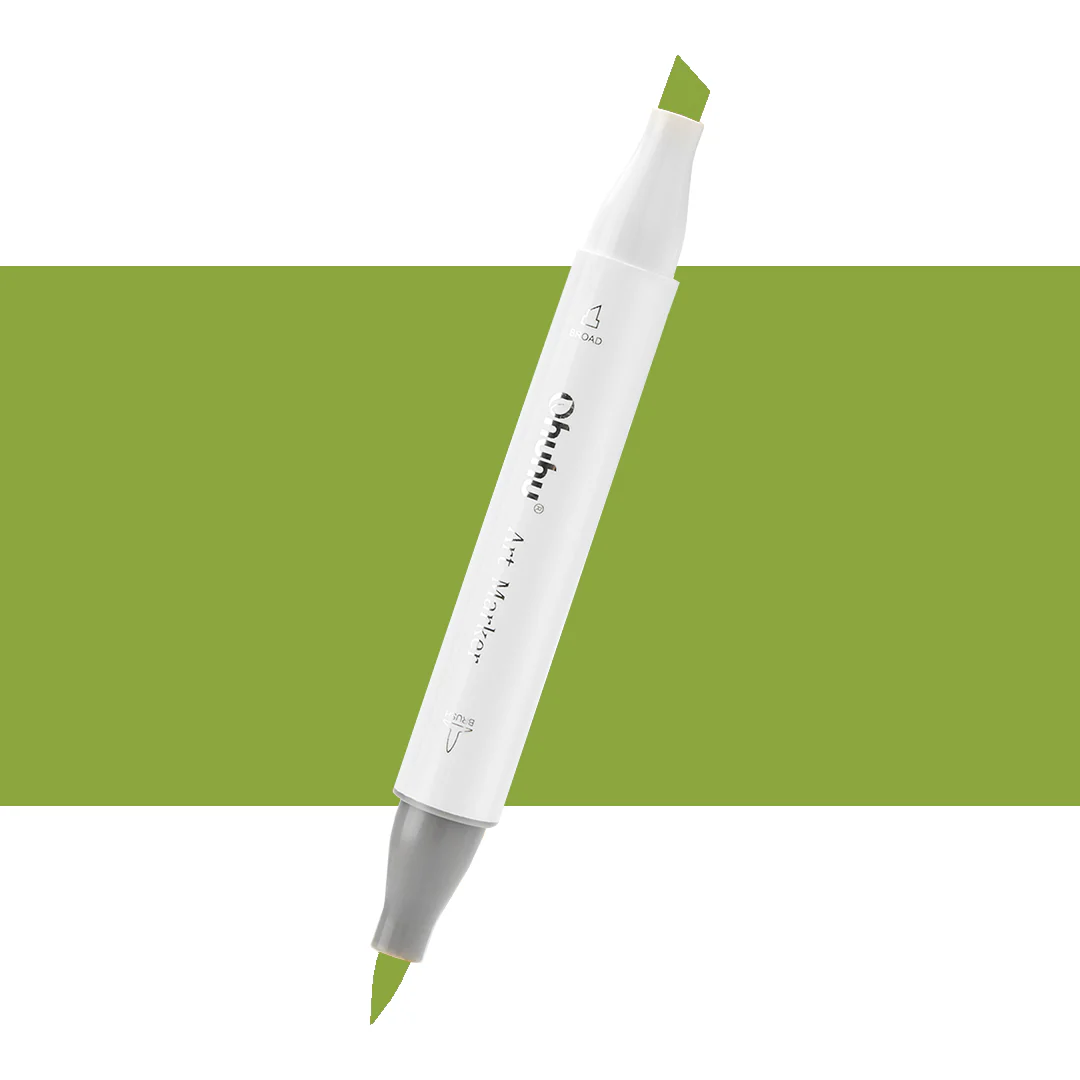 Ohuhu Honolulu GY42 / YG015 Individual Marker, Brush & Chisel