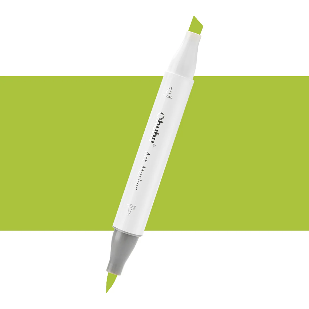 Ohuhu Honolulu GY5 / YG211 Individual Marker, Brush & Chisel