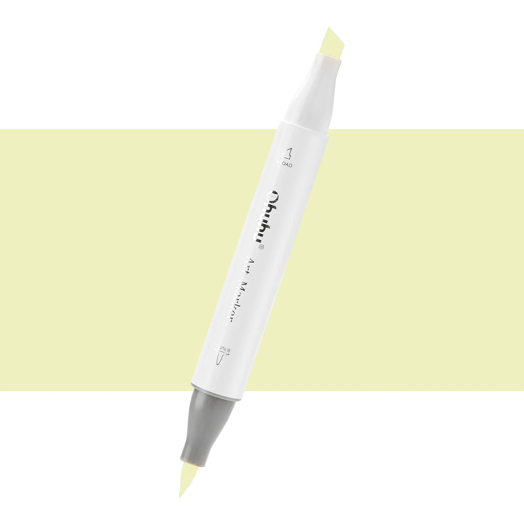 Ohuhu Honolulu GY7 / YG06 Individual Marker, Brush & Chisel
