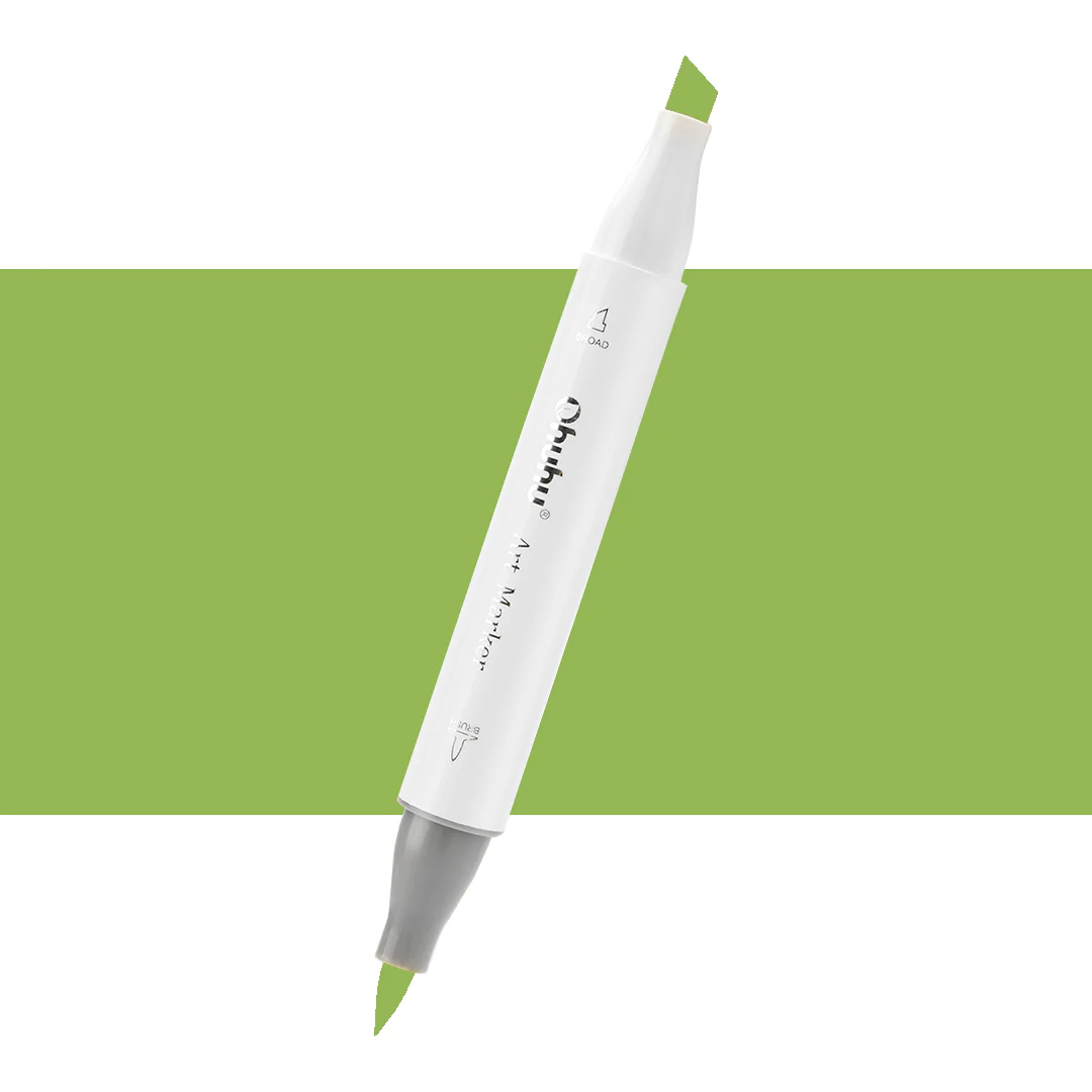 Ohuhu Honolulu GY8 / YG212 Individual Marker, Brush & Chisel
