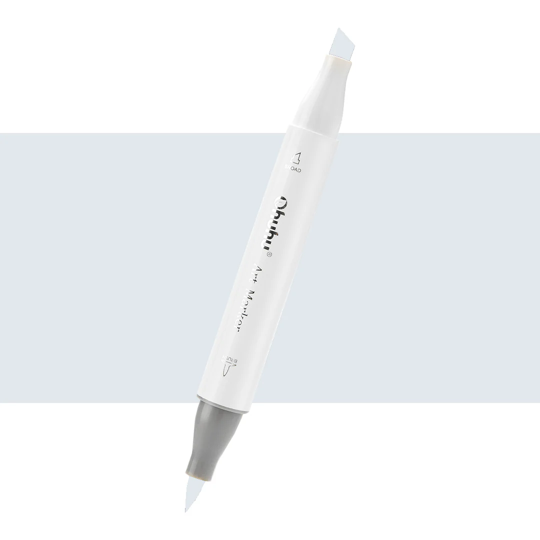 Ohuhu Honolulu MG020 / B21 Individual Marker, Brush & Chisel