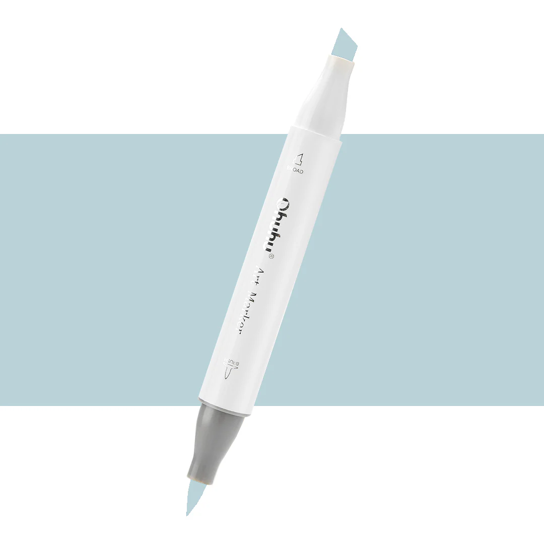 Ohuhu Honolulu MG030 / B27 Individual Marker, Brush & Chisel