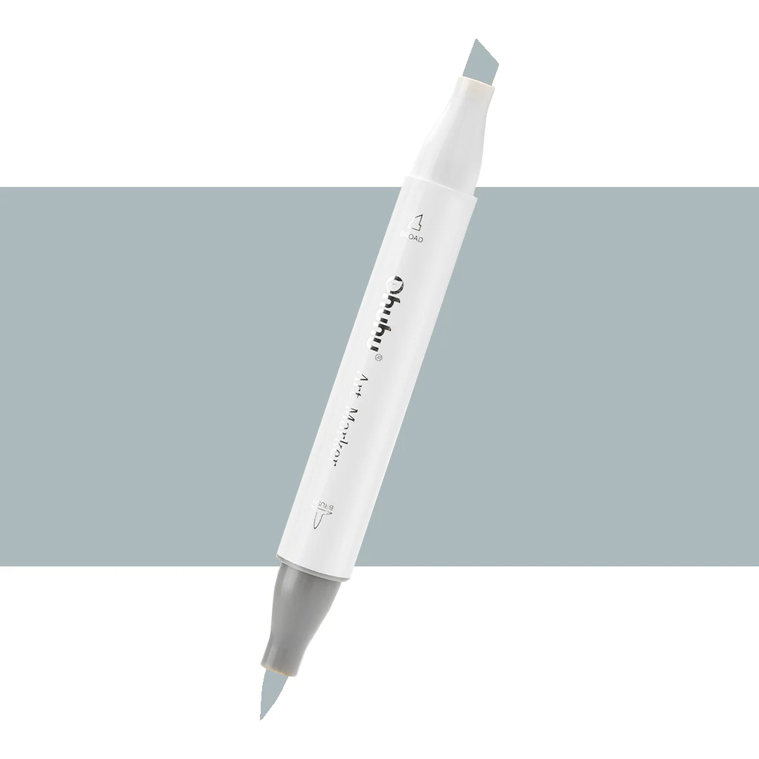 Ohuhu Honolulu NG03 / CG25 Individual Marker, Brush & Chisel