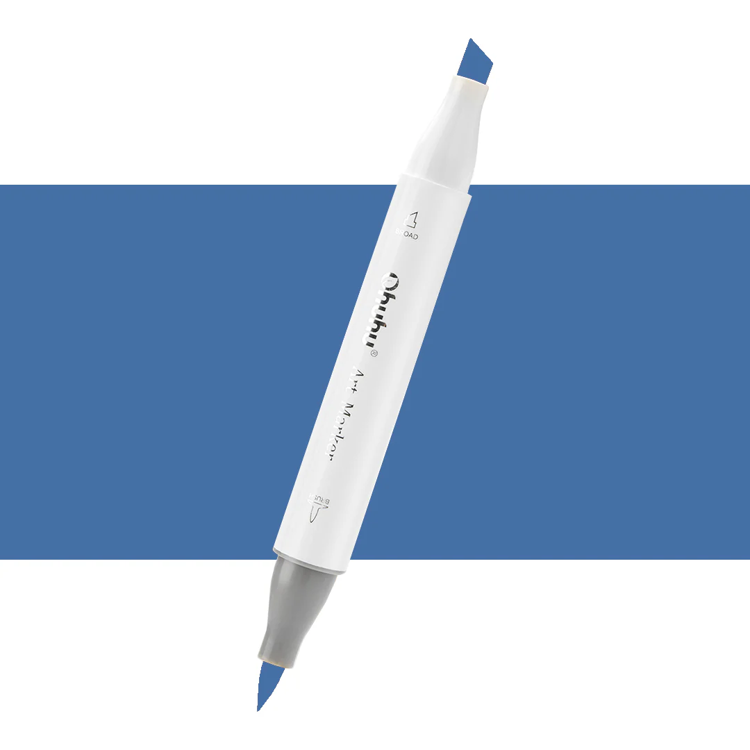 Ohuhu Honolulu PB5 / BV514 Individual Marker, Brush & Chisel