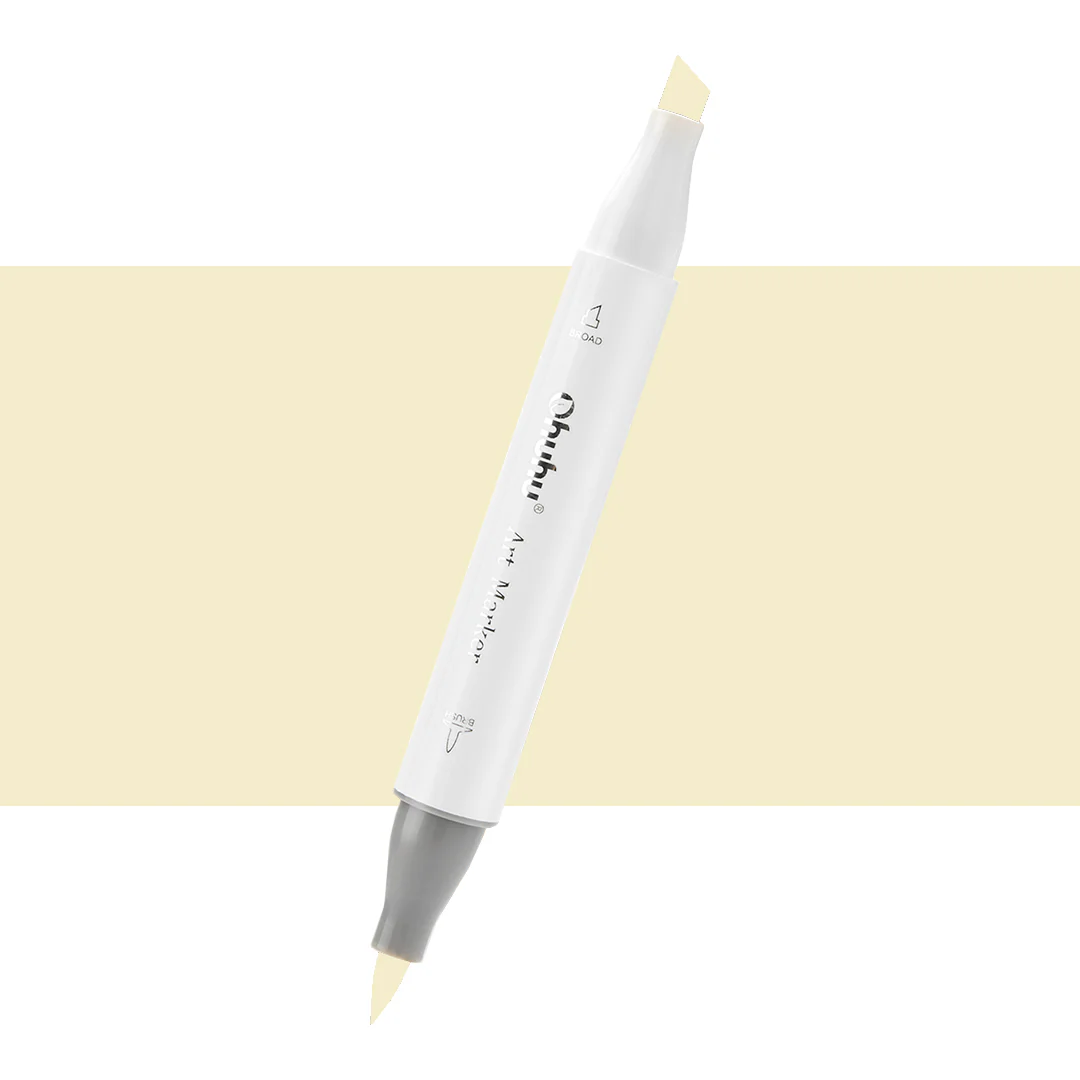Ohuhu Honolulu Y030 / Y02 Individual Marker, Brush & Chisel