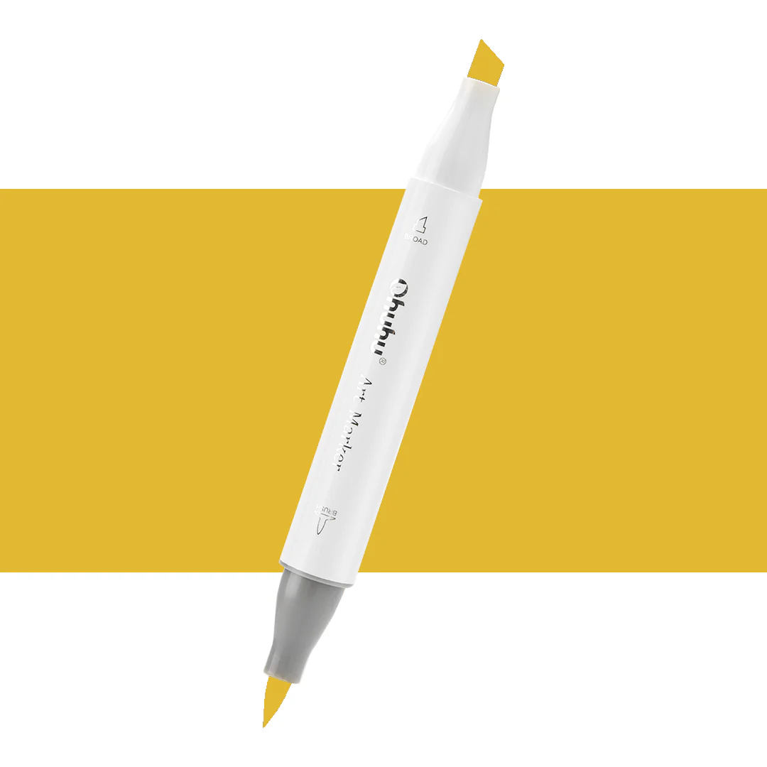 Ohuhu Honolulu Y070 / Y19 Individual Marker, Brush & Chisel