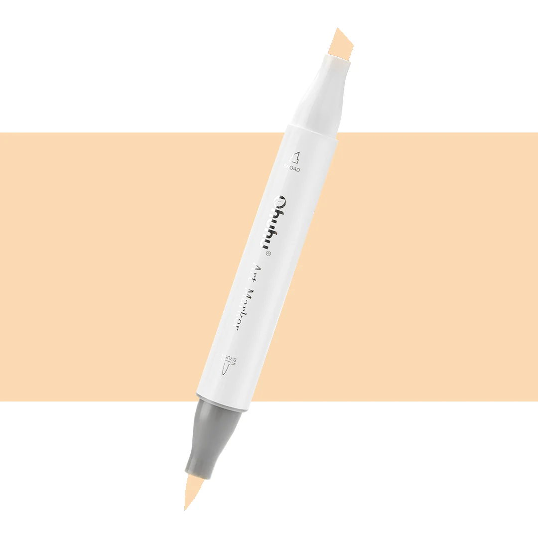 Ohuhu Honolulu Y120 / Y55 Individual Marker, Brush & Chisel