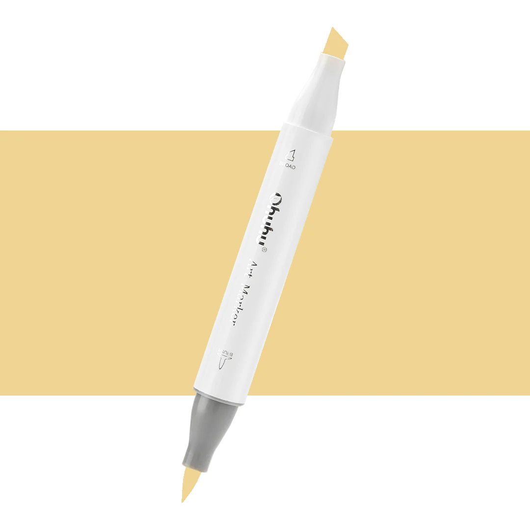 Ohuhu Honolulu YR205 / YR25 Individual Marker, Brush & Chisel