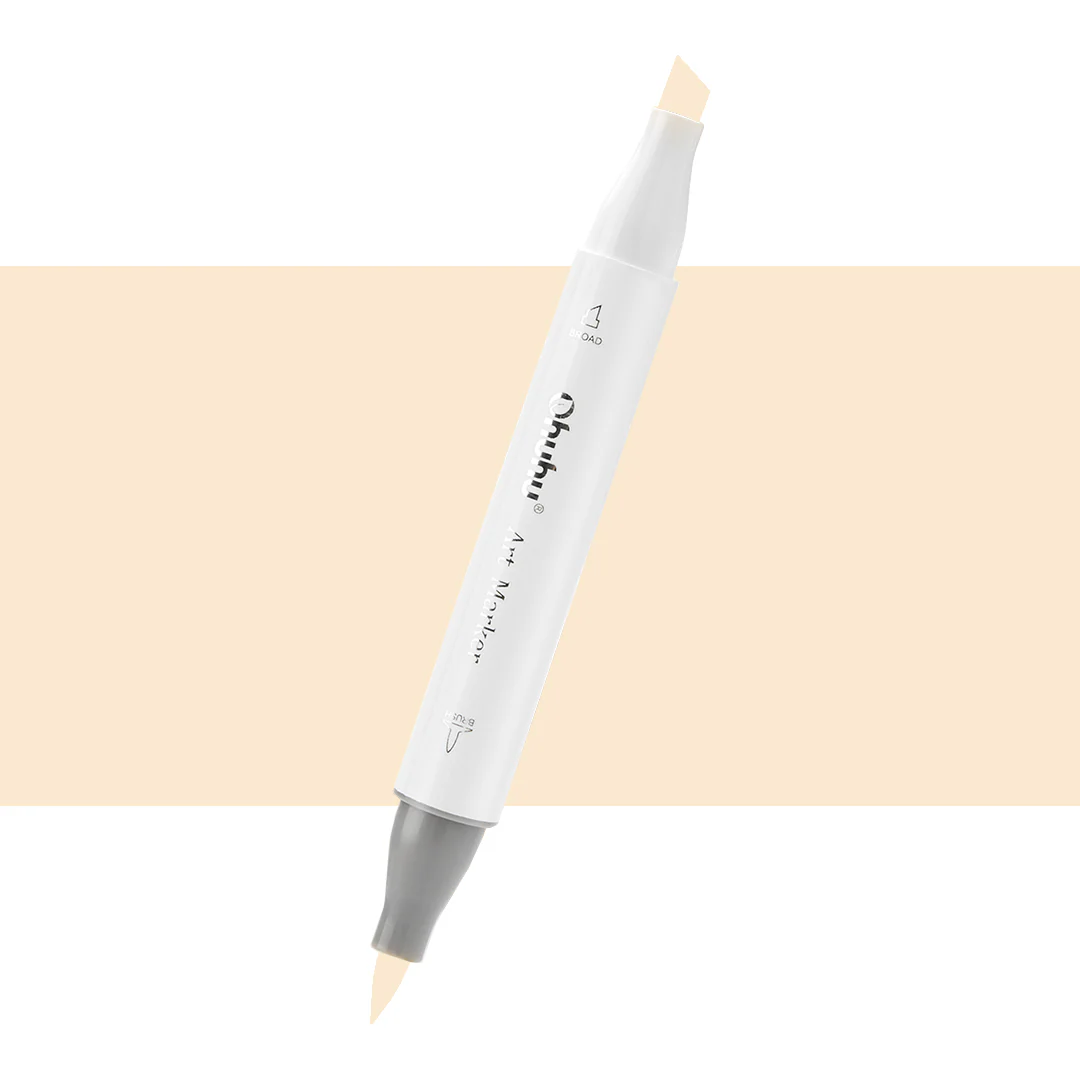 Ohuhu Honolulu YR209 / E47 Individual Marker, Brush & Chisel