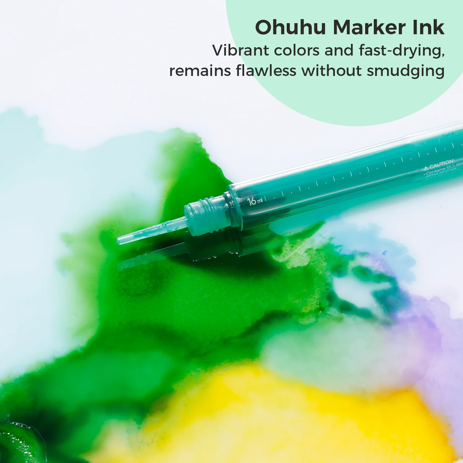 Ohuhu Marker Ink YR314 / E260 Refill for Alcohol marker - Image 7