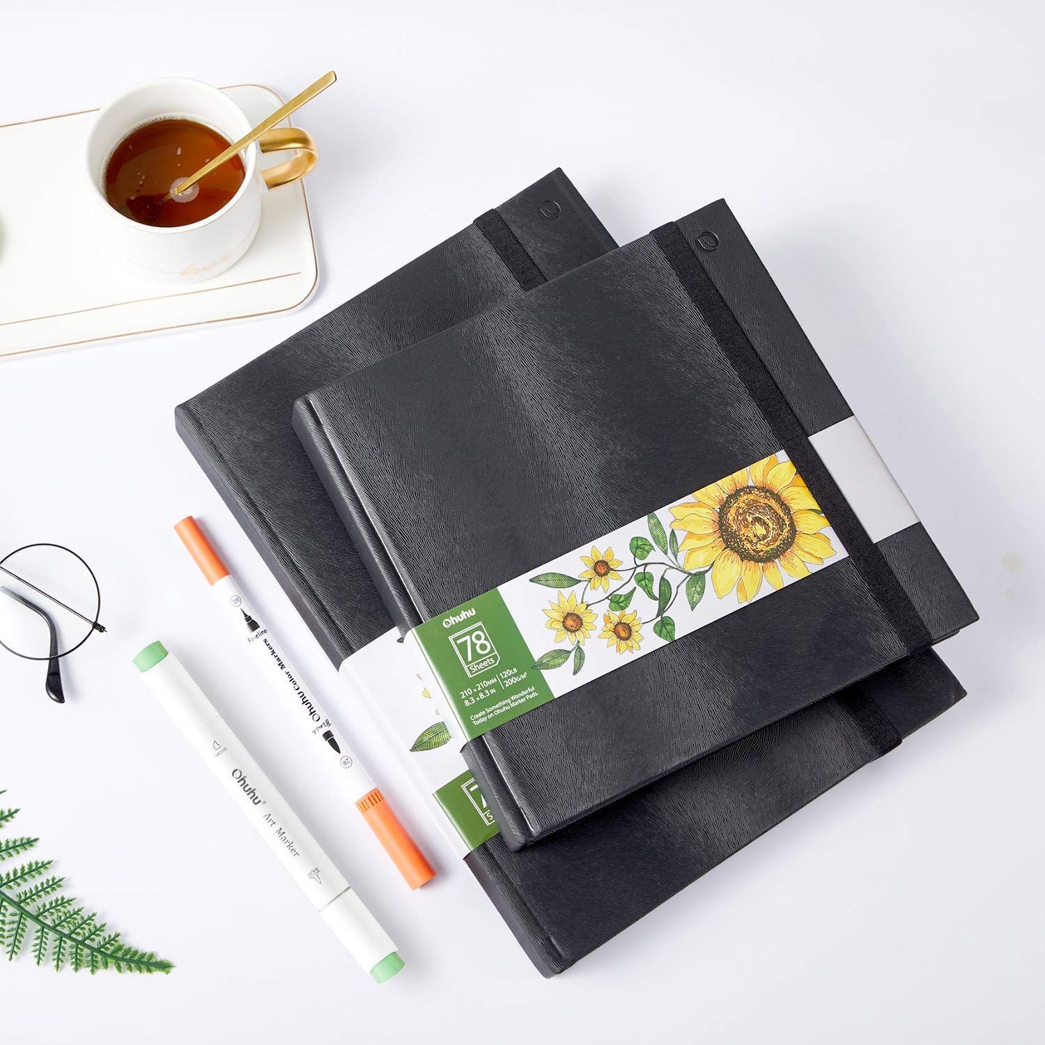 Ohuhu Marker Pads Art Sketchbooks for Markers, 2 Pack (Canada Domestic Shipping) - Image 6