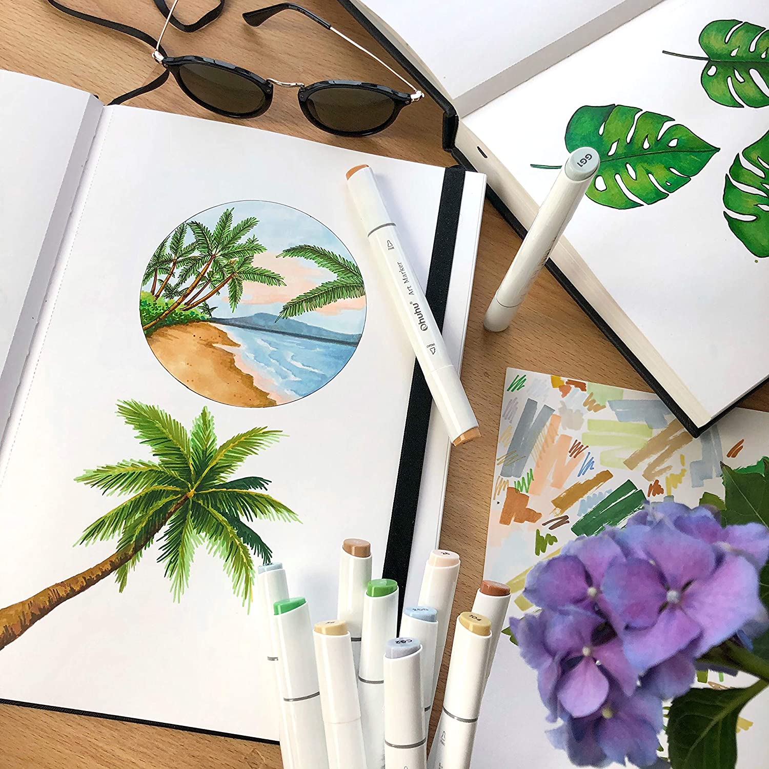Ohuhu Marker Pads Art Sketchbooks for Markers (Europe Only) - Image 5