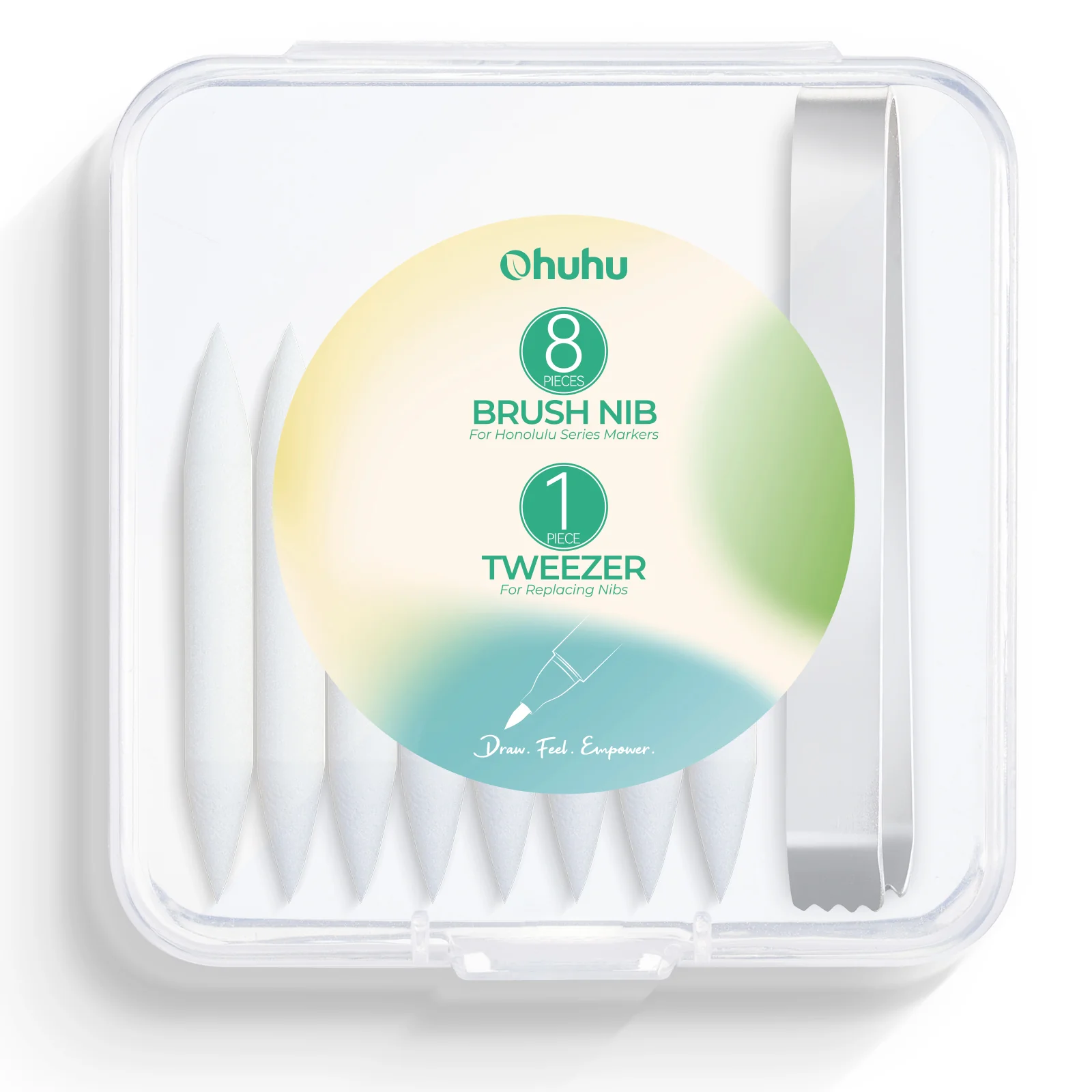 Ohuhu Replacement Brush Nibs Of Honolulu & Honolulu B Series (Europe Only) - Image 7