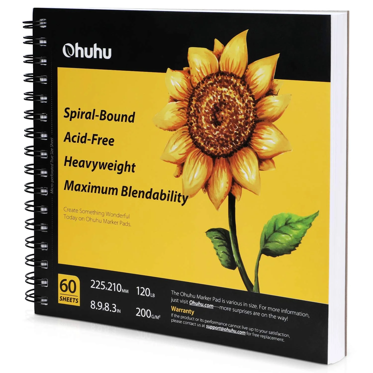 Ohuhu Spiral-Bound Marker Pad for Alcohol Markers (Brazil Domestic Shipping) - Image 2