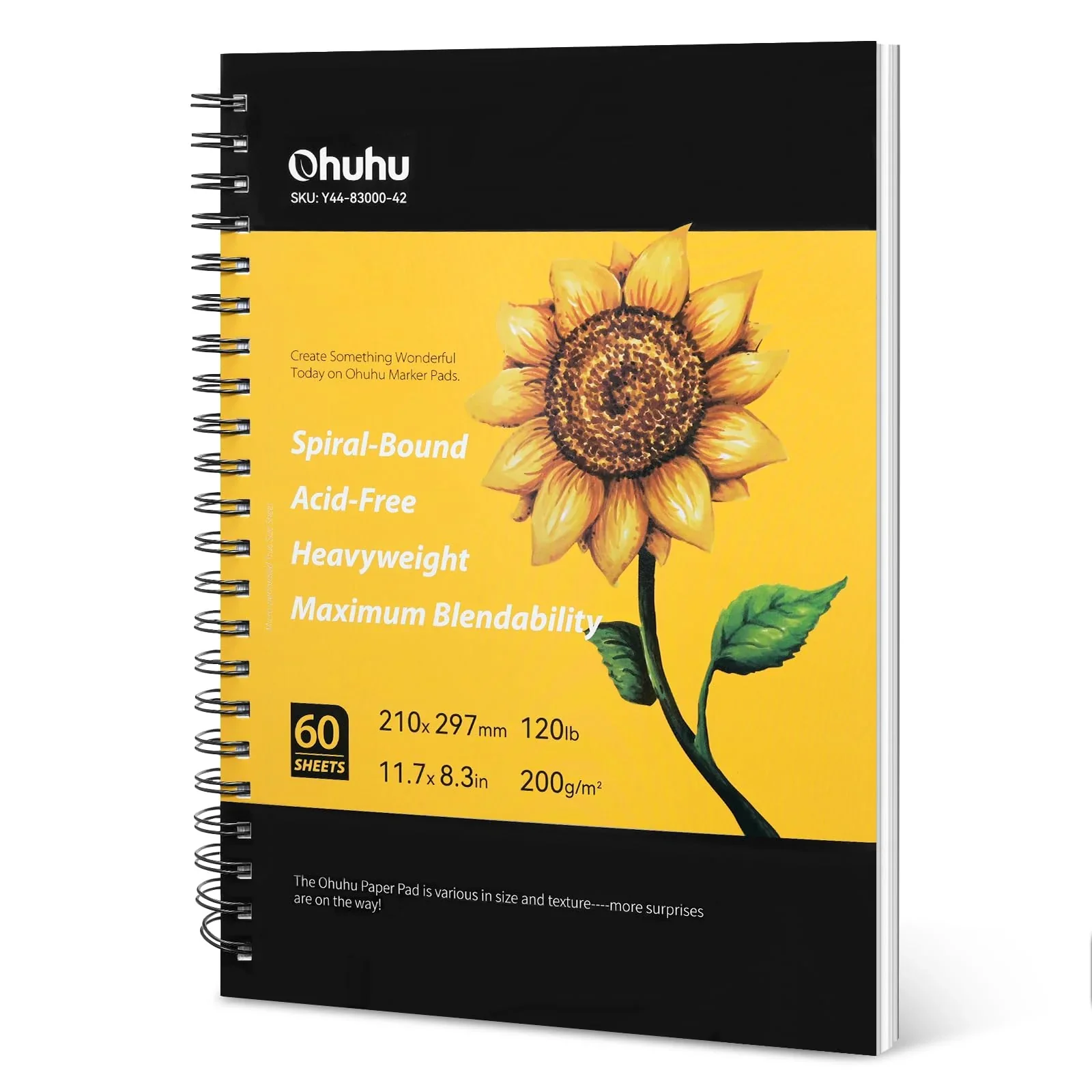 Ohuhu Spiral-Bound Marker Pad for Alcohol Markers (Europe Only) - Image 9