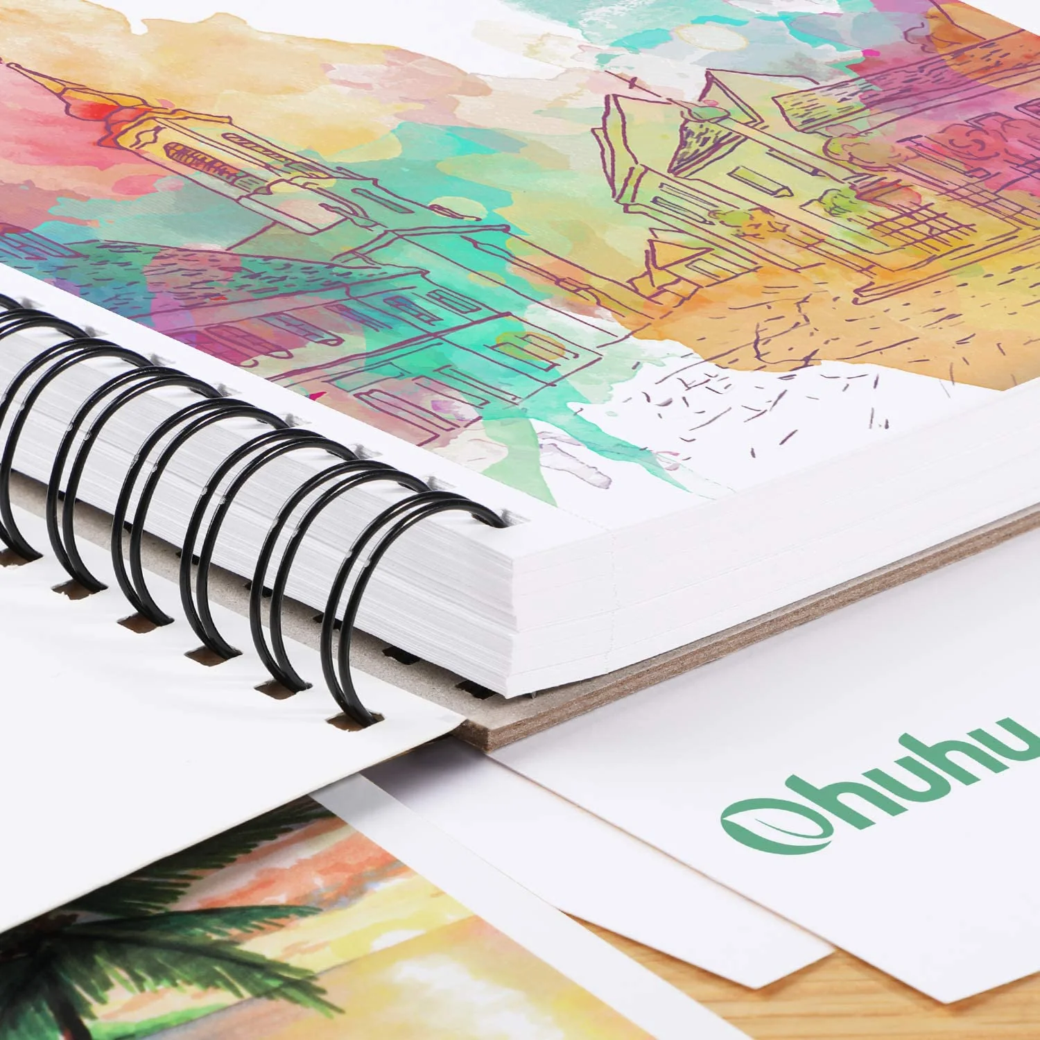 Ohuhu Spiral-Bound Marker Pad for Alcohol Markers (Mexico Exclusive) - Image 2